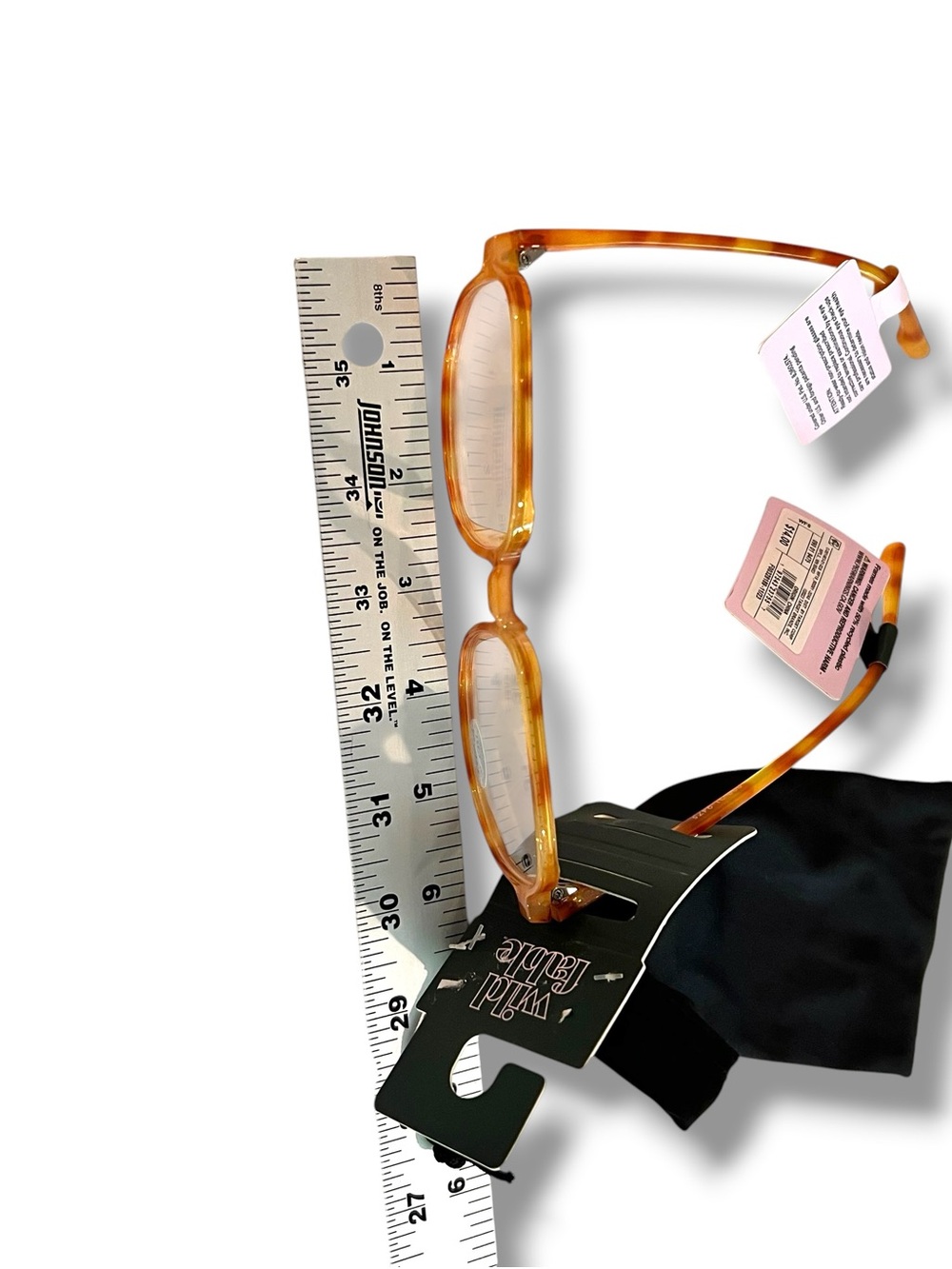 Wild Fable Blue Light Filtering Glasses & Protective Bag Melon Orange NEW D-5 - Picture 5 of 7